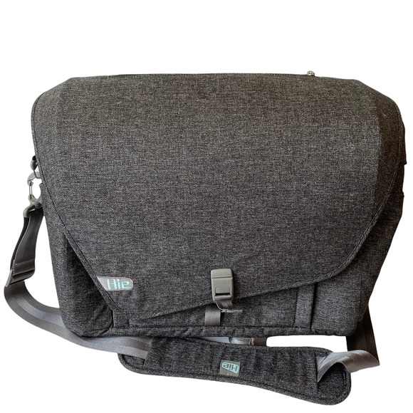 Hie Handbags - Gray Hie by Grovia Diaper Bag Backpack Travel Large